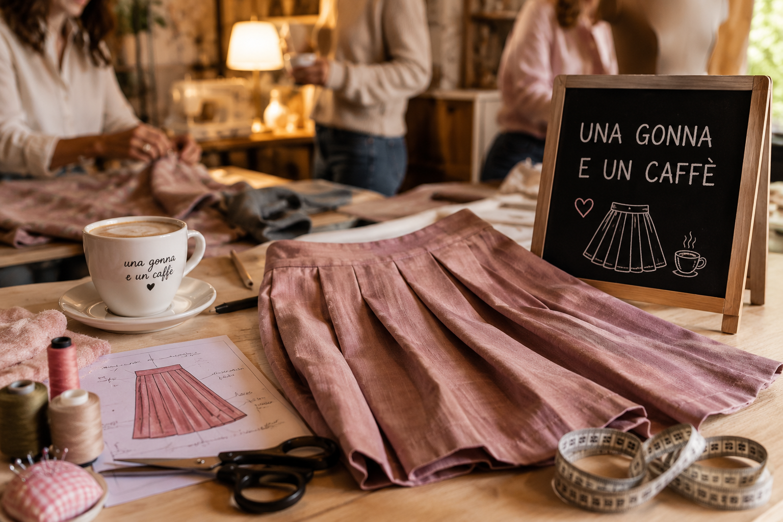 Una gonna e un caffè